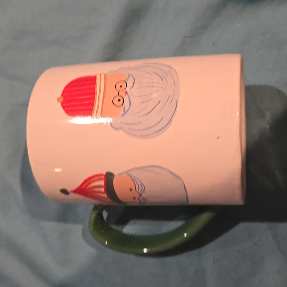 C R Gibson Porcelain Santa Mug - Picture 3 of 6
